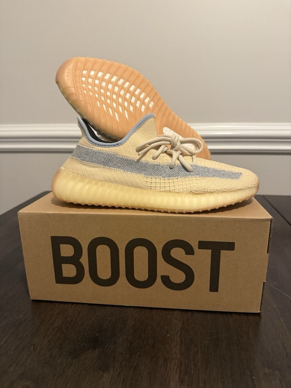 Adidas Yeezy Boost 350 V2 Linen Size 8.5M 100% Authentic